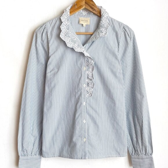 Sezane Chlo Blouse Size 36 - Like New - Picture 2 of 3